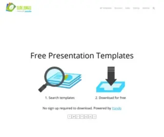 Slidejungle.com(Download free presentation templates for Powerpoint) Screenshot