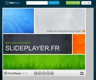 Slideplayer.fr(Chargez et faites partager vos présentations PowerPoint) Screenshot