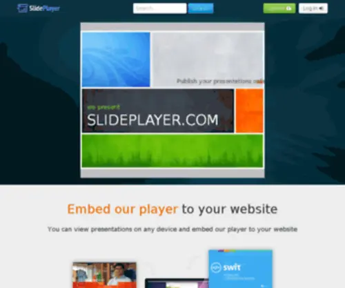 Slideplayer.us(Upload and Share your PowerPoint presentations) Screenshot