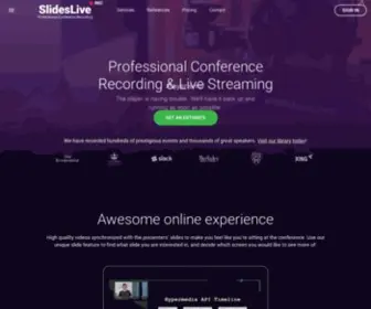 Slideslive.com(Professional Conference Recording) Screenshot