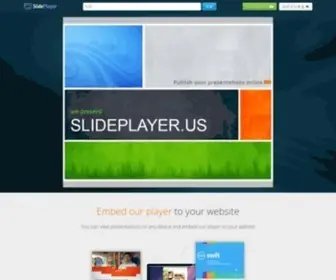 Slidesplayer.net(Upload and Share your PowerPoint presentations) Screenshot