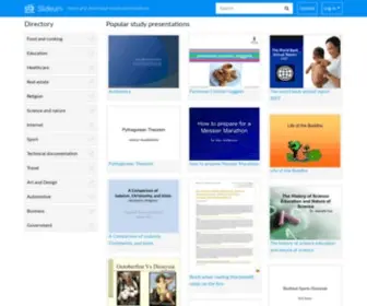 Slideum.com(Document publishing platform for all popular file formats) Screenshot