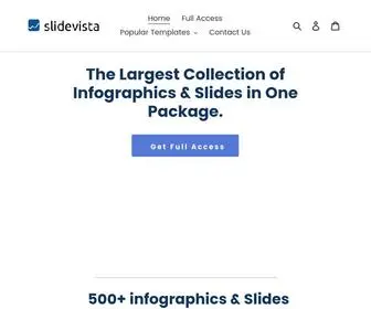 Slidevista.com(Largest Collection of Infographics & Slides) Screenshot