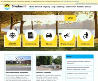 Sliedrecht.nl(Gemeente Sliedrecht) Screenshot