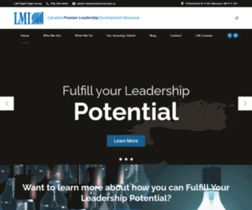 Slightedge.ca(Canada’s Premier Leadership Development Resource) Screenshot