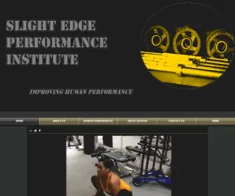 Slightedgeperformanceinstitute.com(Mysite) Screenshot