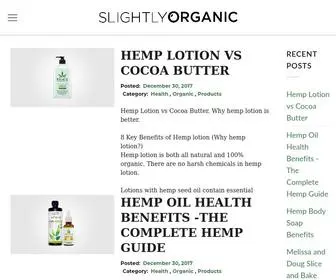 Slightlyorganic.com(Slightly Organic) Screenshot