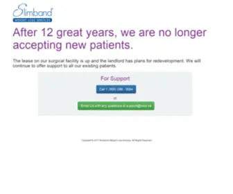 Slimband.com(Weight Loss Program) Screenshot
