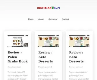 Slimdietitian.com(Slim Dietitian Sirtfood Diet USA Natural Food Weight Loss) Screenshot