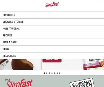 Slimfast.com(A Weight Loss And Diet Plan That Works) Screenshot