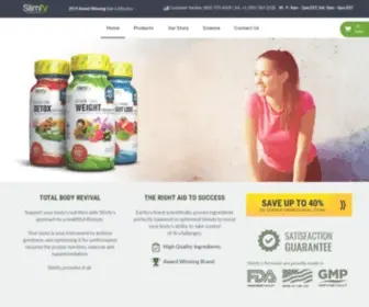 Slimfy.com(Slimfy a New Approach To a Healthful Lifestyle) Screenshot