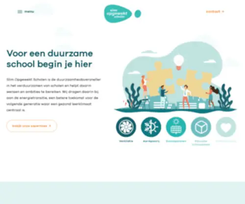 Slimopgewektscholen.nl(Slim Opgewekt Scholen) Screenshot