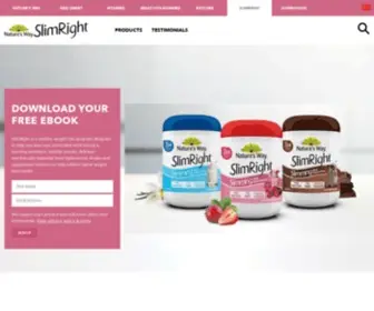 Slimright.com.au(Nature's Way) Screenshot