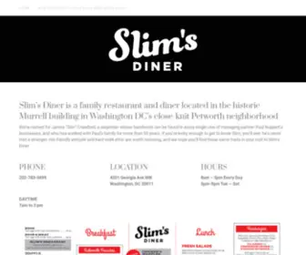 Slimsdiner.com(Slim 's Diner) Screenshot