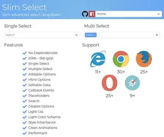 Slimselectjs.com(Slim Select) Screenshot