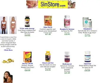 Slimstore.com(Weightloss for less) Screenshot