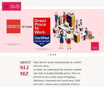 Slimz.co.in(Dixcy Slimz) Screenshot
