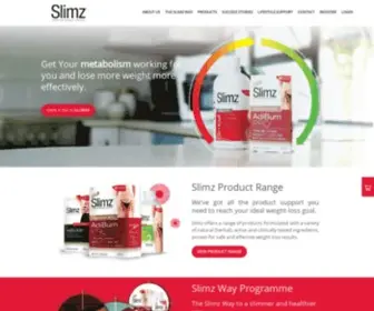 Slimz.co.za(Growing slimmer) Screenshot