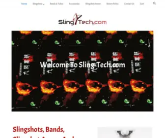 Sling-Tech.com(Slingshots Bands And Slingshot Ammo) Screenshot