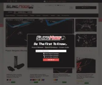 Slingmods.com(Polaris Slingshot Aftermarket Parts & Accessories) Screenshot