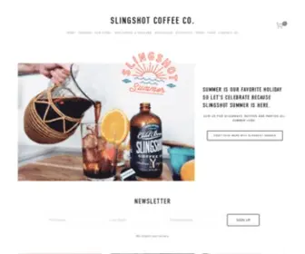 Slingshotcoffeecompany.com(Slingshot Coffee Company) Screenshot