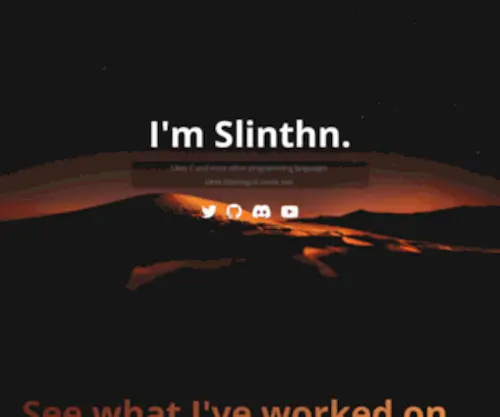 Slinthn.me(Contains "stuff") Screenshot