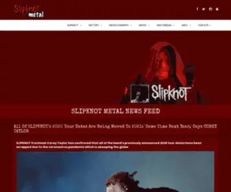 Slipknot-Metal.com(Slipknot Metal News) Screenshot