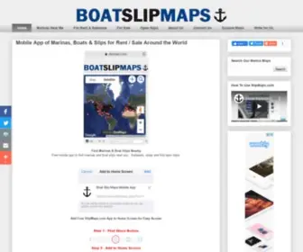 Slipmaps.com(Boat Slip Maps) Screenshot