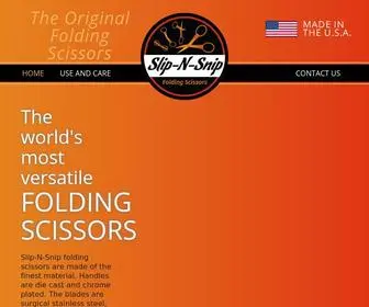 Slipnsnip.com(The Original Folding Scissors) Screenshot