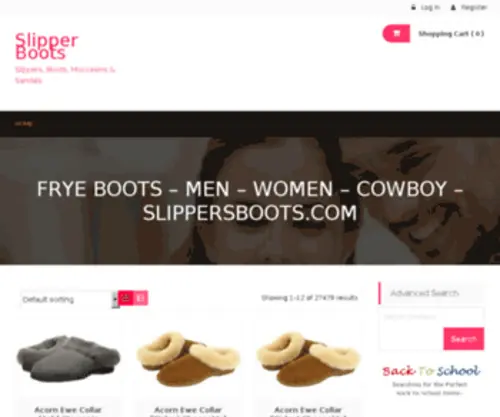 Slippersboots.com(Slippersboots) Screenshot
