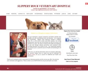 Slipperyrockvet.com(Slippery Rock Veterinary Hospital) Screenshot