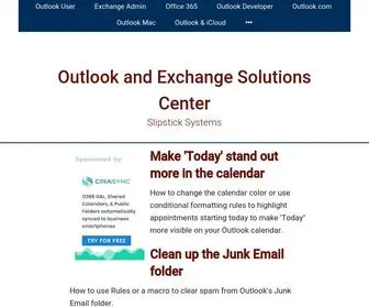 Slipstick.com(Outlook and Exchange Solutions Center) Screenshot