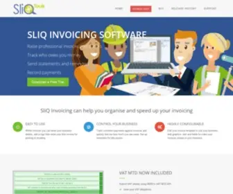 SliqTools.co.uk(Invoice Software) Screenshot