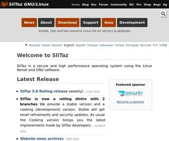 Slitaz.org(SliTaz GNU/Linux) Screenshot