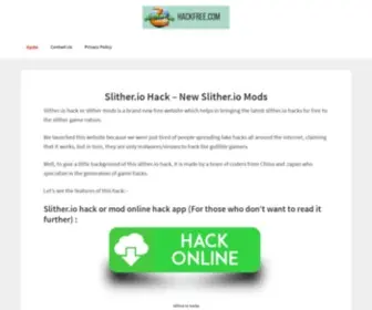 Slitheriohackfree.com(Slither.io hack or Slither.io mods) Screenshot