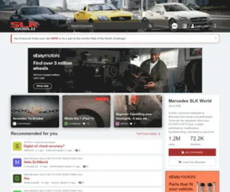 SLkworld.com(Mercedes SLK World) Screenshot