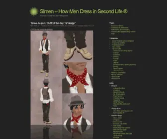 Slmen.com(How Men Dress in Second Life ®) Screenshot