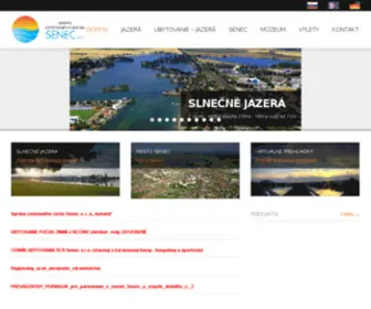 Slnecnejazera.eu(Slnečné jazerá) Screenshot