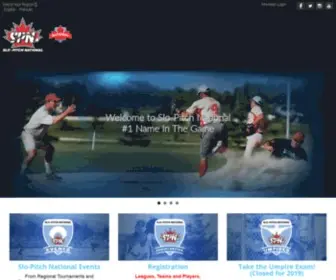 Slo-Pitch.com(Slo-Pitch National) Screenshot
