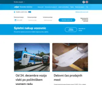 Slo-Zeleznice.si(Slovenija) Screenshot