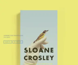 Sloanecrosley.com(Sloane Crosley) Screenshot