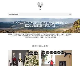 Sloanehome.co.uk(Luxury Hampers) Screenshot