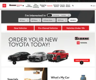 Sloanetoyotadevon.com(Sloane Toyota of Malvern) Screenshot