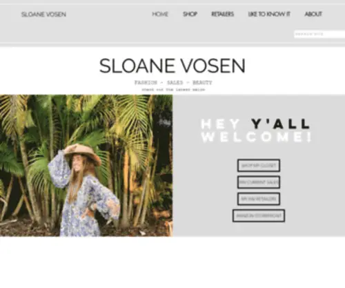 Sloanevosen.com(Sloane Vosen) Screenshot