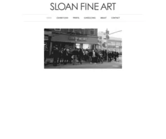 Sloanfineart.com(SLOAN FINE ART) Screenshot