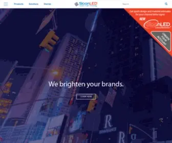 Sloanled.com(Leaders in LED Technology) Screenshot