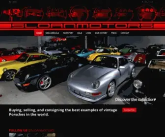 Sloanmotorcars.com(The largest selection of air) Screenshot