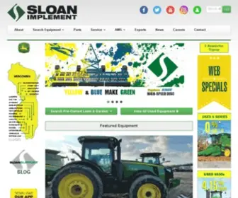 Sloans.com(Sloan Implement) Screenshot