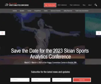Sloansportsconference.com(MIT Sloan Sports Analytics Conference) Screenshot