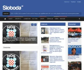 Sloboda.hr(Nezavisni medijski portal) Screenshot
